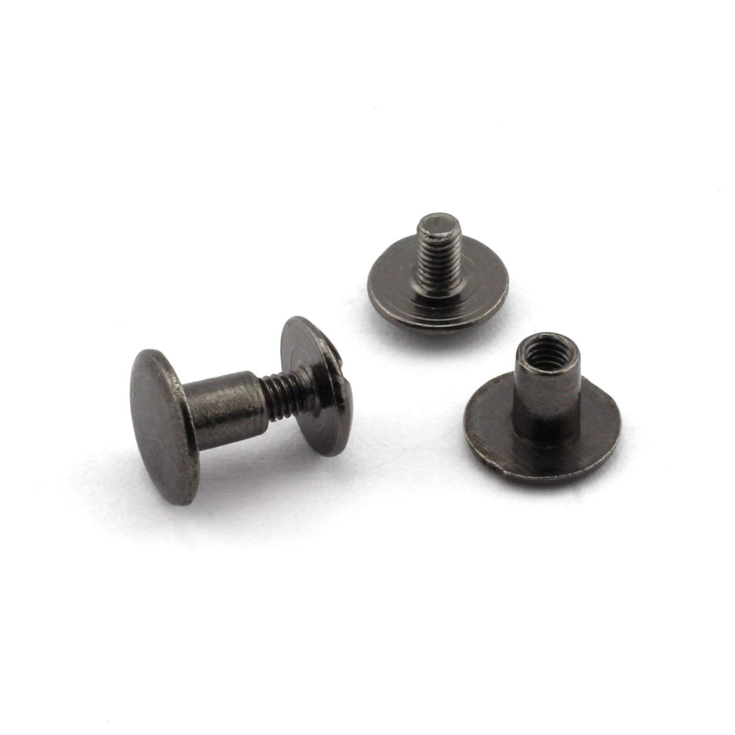 Opasková skrutka 6mm - čierna