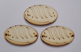 Tabuľka Moravský koláčik bez dierok 5x3cm