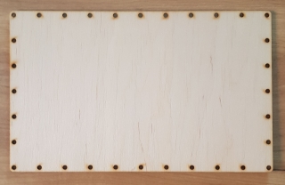 Preglejkové dno na opletanie obdĺžnik 3mm - 25x15cm