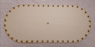 Sololitový poklop na chlebník oválny 3mm - 33,5x14,5cm ( na knopku)