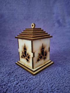 Lampášik so sviecou - s LED sviečkou