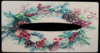 3D kapesníkovník bez dierok  UV tlač 3mm - 23,5x12cm - typ37