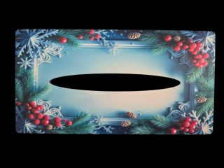 3D kapesníkovník bez dierok  UV tlač 3mm - 23,5x12cm - typ42