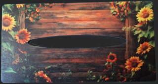 3D kapesníkovník bez dierok  UV tlač 3mm - 23,5x12cm - typ44
