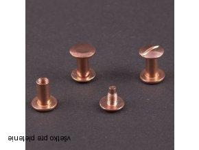 Skrutkový nit 10mm - medenný