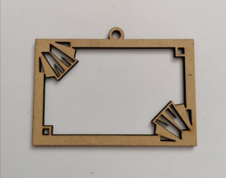 Filigránový výrez č.3 - 8 x 6cm