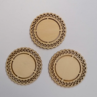 2Filigránový výrez ornament - 4,5cm