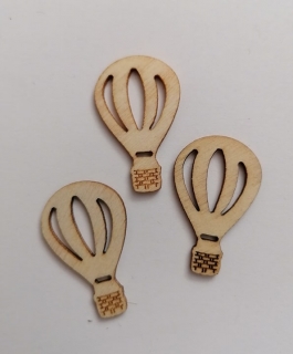 Filigránový výrez balón - 2,2 x 3cm