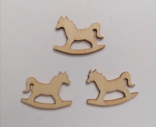 Filigránový výrez húpací koník - 2,2 x 3cm