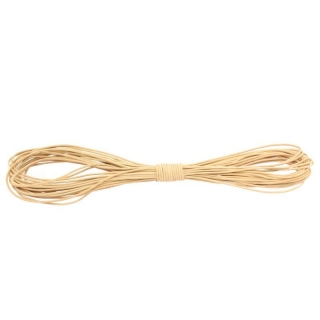 Guľatá koža 1mm - Prírodná