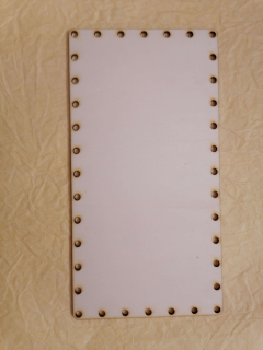 Preglejkové dno na opletanie na kapesníkovník 3mm - 25x13cm