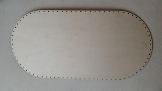 Preglejkové dno na kočiare oválne 4mm - 80x39cm