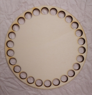 Preglejkový kruh na háčkovanie 4mm - Ø 14cm