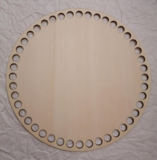 Preglejkový kruh na háčkovanie 4mm - Ø 18cm
