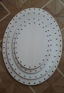 Preglejkové dno elipsa 3mm - 41x29cm