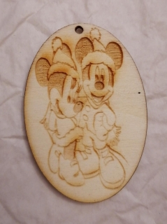 Postavička Mickey a Minnie 5,5x4cm