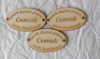 Tabuľka Cesnak 5x3cm