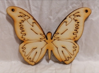 Drevený motýľ3 32x40mm 