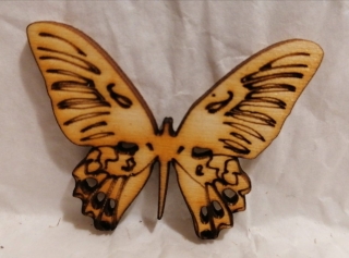 Drevený motýľ2 40x60mm 