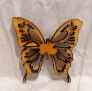Drevený motýľ1 55x60mm 