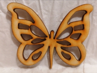 Drevený motýľ3 55x60mm 