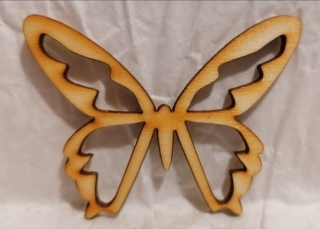 Drevený motýľ1 32x40mm 