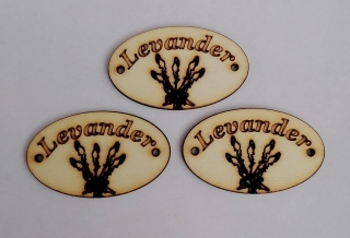 Česká tabuľka 5x3cm - Levandula