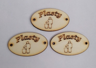 Česká tabuľka 5x3cm - Plasty