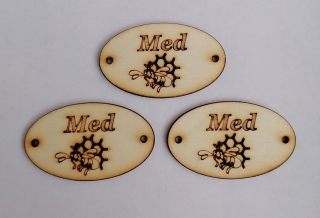 Česká tabuľka 5x3cm - Med