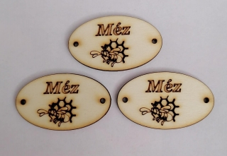 Maďarská tabuľka 5x3cm - Med