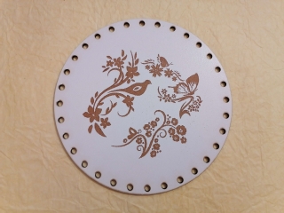 Sololitové dno kruh Ornament -  20cm