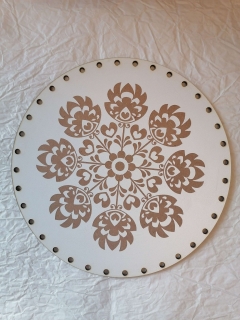 Sololitové dno kruh Ľudový motív5 - 28cm