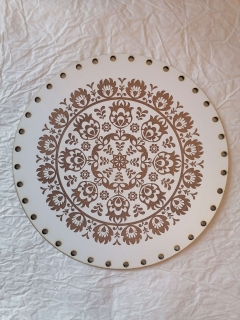 Sololitové dno kruh Ľudový motív2 30cm