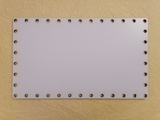Sololitové dno obdĺžnik biely 35x25cm