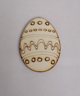 Drevený výrez Veľkonočné vajce2 - 6cm
