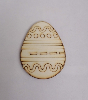 Drevený výrez Veľkonočné vajce3 - 6cm