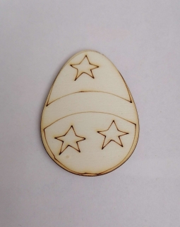 Drevený výrez Veľkonočné vajce4 - 6cm