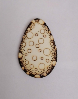 Drevený výrez Veľkonočné vajce9 - 6cm