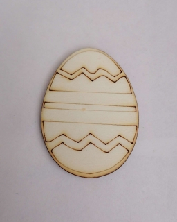 Drevený výrez Veľkonočné vajce10- 6cm