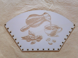 Stojan na prestieranie 34x20cm 3mm - Káva8