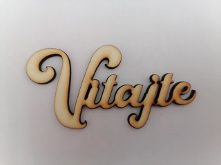 Nápis - Vitajte3 8x4cm 