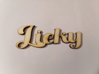 Nápis - Lieky 8x3cm 