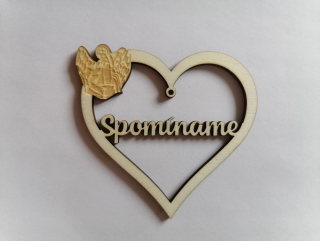 Výrez Srdce 8cm - Spomíname11