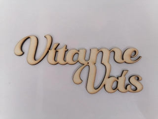 Nápis - Vítame Vás 15x7cm 