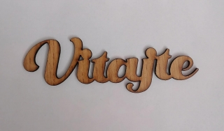 Sololitový nápis - Vitajte 11x3cm 