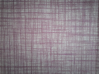Netkaná textília Heidelberg 40cm x 1,2 m -bielo-fialová 