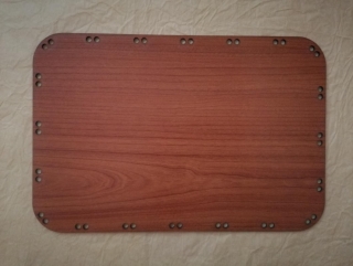 Sololitové dno obdĺžnik čerešňa 30x20cm - zagulatené