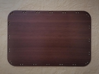 Sololitové dno obdĺžnik orech aida 30x20cm - zagulatené