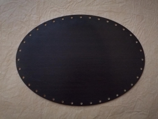 Sololitové dno elipsa Wenge - 27,5x19,5cm