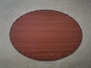 Sololitové dno elipsa Čerešňa - 33,5x23,5cm